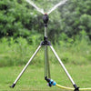 Set 360 Rotary Irrigation Tripod Lawn Garden Sprinkler Telescopic Support Sprinkler Head on Tripod Stainless
